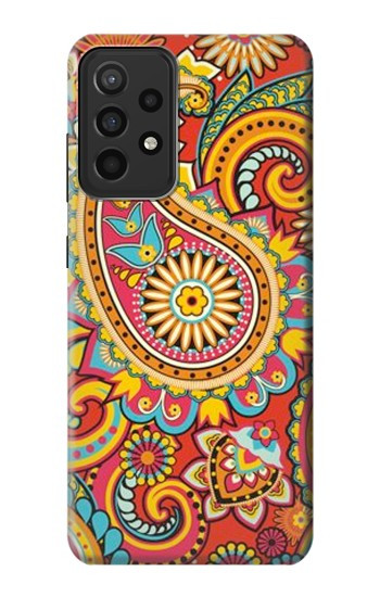W3402 Floral Paisley Pattern Seamless Case Cover Custodia e Flip Case per Samsung Galaxy A52s 5G