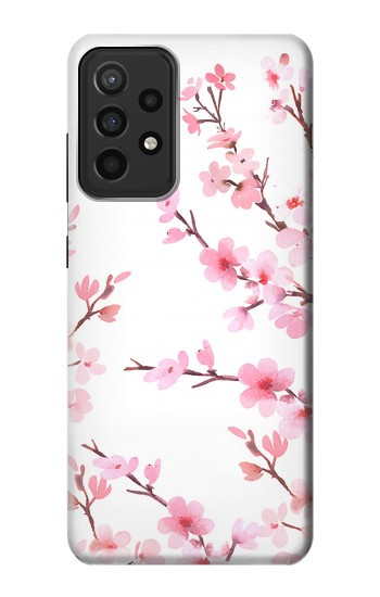 W3707 Pink Cherry Blossom Spring Flower Case Cover Custodia e Flip Case per Samsung Galaxy A52s 5G