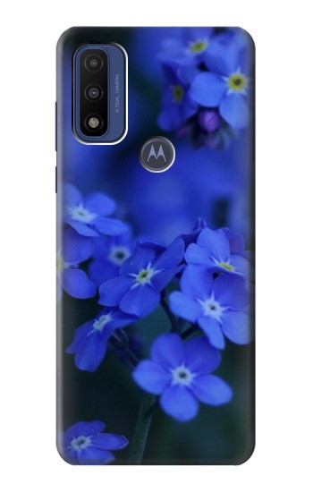 W0782 Forget me not Case Cover Custodia e Flip Case per Motorola G Pure