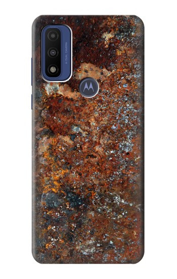 W2714 Rust Steel Texture Graphic Printed Case Cover Custodia e Flip Case per Motorola G Pure
