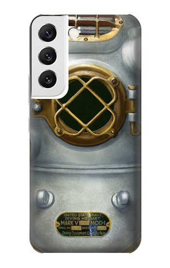 W2646 Vintage Deep Sea Diver Helmet Case Cover Custodia e Flip Case per Samsung Galaxy S22 W2646 Vintage Deep Sea Diver Helmet Case Cover Custodia e Flip Case per Samsung Galaxy S22