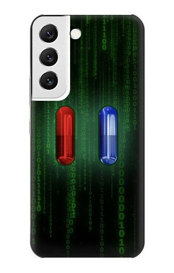 W3816 Red Pill Blue Pill Capsule Case Cover Custodia e Flip Case per Samsung Galaxy S22