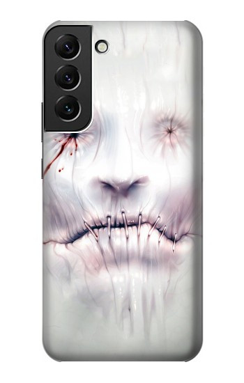W0884 Horror Face Case Cover Custodia e Flip Case per Samsung Galaxy S22 Plus