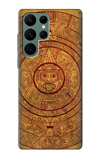 W0692 Mayan Calendar Case Cover Custodia e Flip Case per Samsung Galaxy S22 Ultra