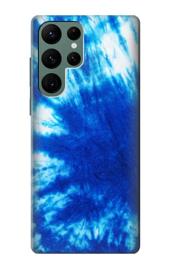 W1869 Tie Dye Blue Case Cover Custodia e Flip Case per Samsung Galaxy S22 Ultra