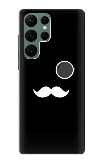 W1946 Sir Mustache Minimalism Case Cover Custodia e Flip Case per Samsung Galaxy S22 Ultra