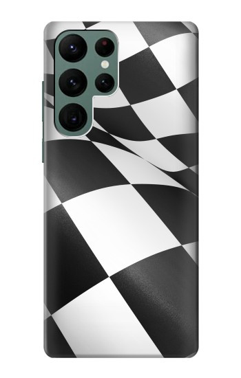 W2408 Checkered Winner Flag Case Cover Custodia e Flip Case per Samsung Galaxy S22 Ultra