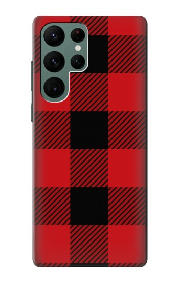 W2931 Red Buffalo Check Pattern Case Cover Custodia e Flip Case per Samsung Galaxy S22 Ultra W2931 Red Buffalo Check Pattern Case Cover Custodia e Flip Case per Samsung Galaxy S22 Ultra