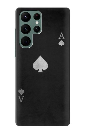 W3152 Black Ace of Spade Case Cover Custodia e Flip Case per Samsung Galaxy S22 Ultra W3152 Black Ace of Spade Case Cover Custodia e Flip Case per Samsung Galaxy S22 Ultra