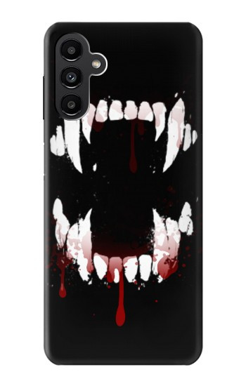 W3527 Vampire Teeth Bloodstain Case Cover Custodia e Flip Case per Samsung Galaxy A13 5G