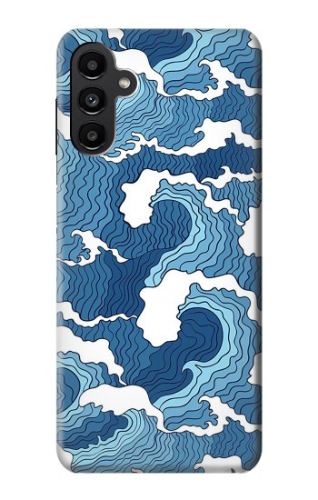 W3751 Wave Pattern Case Cover Custodia e Flip Case per Samsung Galaxy A13 5G