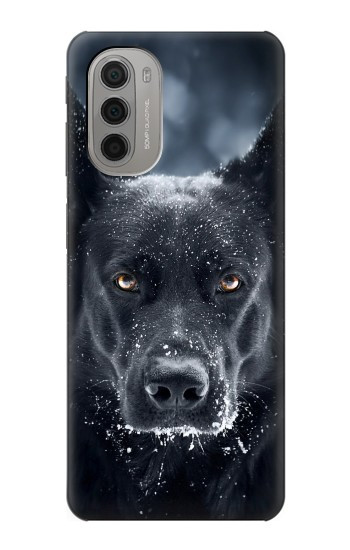 W3168 German Shepherd Black Dog Case Cover Custodia e Flip Case per Motorola Moto G51 5G