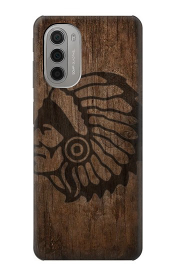 W3443 Indian Head Case Cover Custodia e Flip Case per Motorola Moto G51 5G