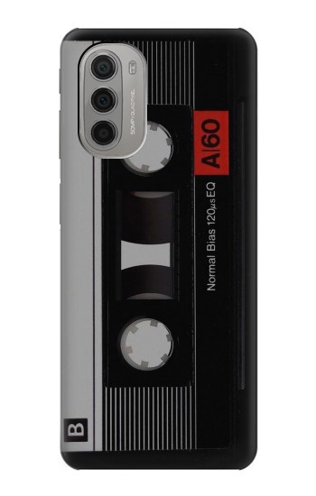 W3516 Vintage Cassette Tape Case Cover Custodia e Flip Case per Motorola Moto G51 5G