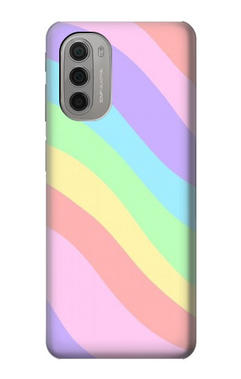 W3810 Pastel Unicorn Summer Wave Case Cover Custodia e Flip Case per Motorola Moto G51 5G
