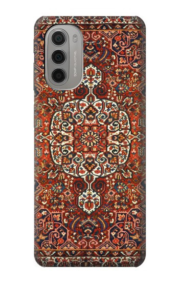 W3813 Persian Carpet Rug Pattern Case Cover Custodia e Flip Case per Motorola Moto G51 5G