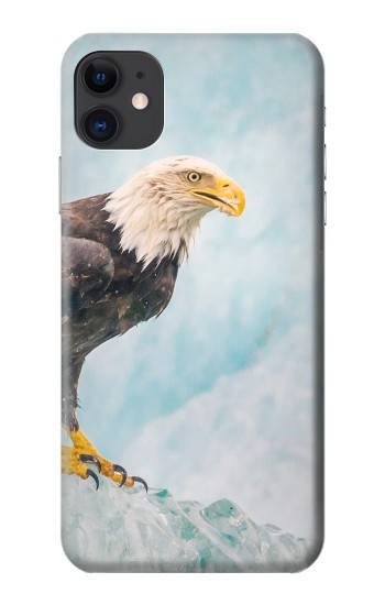 W3843 Bald Eagle On Ice Case Cover Custodia e Flip Case per iPhone 11