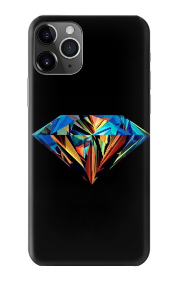 W3842 Abstract Colorful Diamond Case Cover Custodia e Flip Case per iPhone 11 Pro