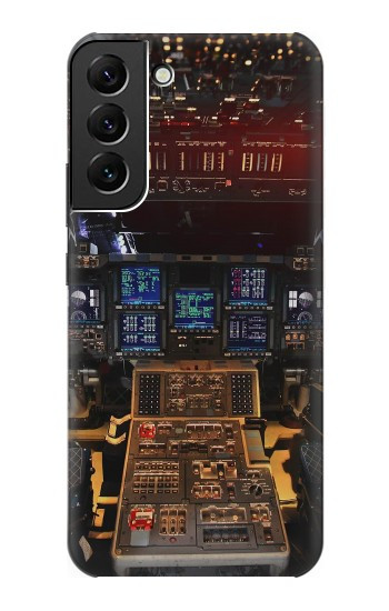W3836 Airplane Cockpit Case Cover Custodia e Flip Case per Samsung Galaxy S22 Plus