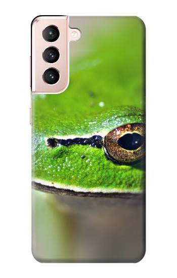 W3845 Green frog Case Cover Custodia e Flip Case per Samsung Galaxy S21 5G