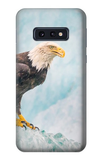 W3843 Bald Eagle On Ice Case Cover Custodia e Flip Case per Samsung Galaxy S10e