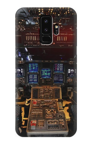 W3836 Airplane Cockpit Case Cover Custodia e Flip Case per Samsung Galaxy S9 Plus