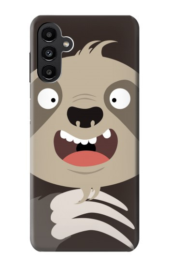 W3855 Sloth Face Cartoon Case Cover Custodia e Flip Case per Samsung Galaxy A13 5G