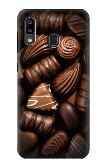 W3840 Dark Chocolate Milk Chocolate Lovers Case Cover Custodia e Flip Case per Samsung Galaxy A20, Galaxy A30