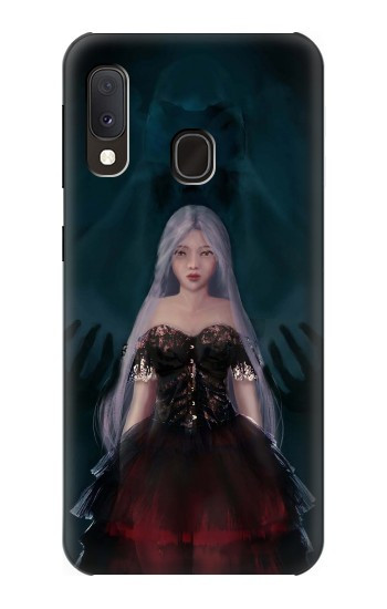 W3847 Lilith Devil Bride Gothic Girl Skull Grim Reaper Case Cover Custodia e Flip Case per Samsung Galaxy A20e