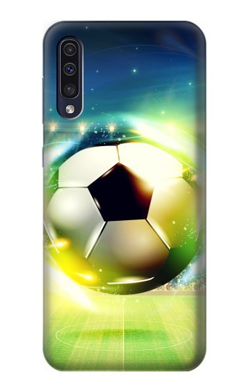 W3844 Glowing Football Soccer Ball Case Cover Custodia e Flip Case per Samsung Galaxy A70
