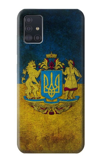 W3858 Ukraine Vintage Flag Case Cover Custodia e Flip Case per Samsung Galaxy A51