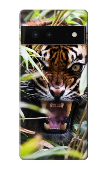 W3838 Barking Bengal Tiger Case Cover Custodia e Flip Case per Google Pixel 6