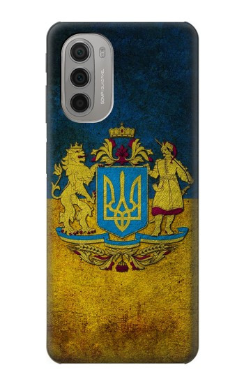 W3858 Ukraine Vintage Flag Case Cover Custodia e Flip Case per Motorola Moto G51 5G