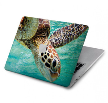W1377 Ocean Sea Turtle Case Cover Custodia per MacBook Pro 16 M1,M2,M3,M4 (2021,2024) - A3403, A3186, A2991, A2780, A2485