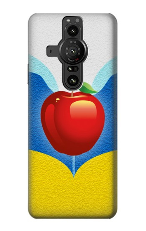 W2687 Snow White Poisoned Apple Case Cover Custodia e Flip Case per Sony Xperia Pro-I