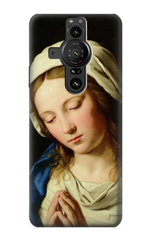 W3476 Virgin Mary Prayer Case Cover Custodia e Flip Case per Sony Xperia Pro-I