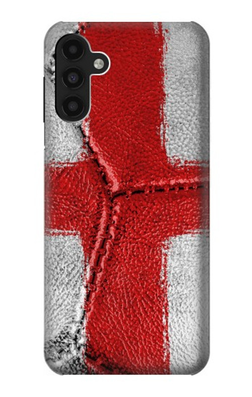 W3316 England Flag Vintage Football Graphic Case Cover Custodia e Flip Case per Samsung Galaxy A13 4G