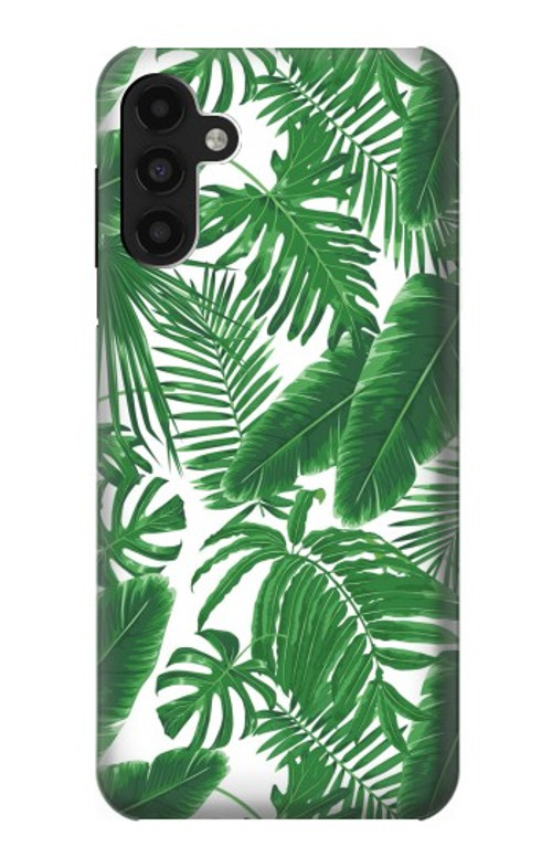 W3457 Paper Palm Monstera Case Cover Custodia e Flip Case per Samsung Galaxy A13 4G