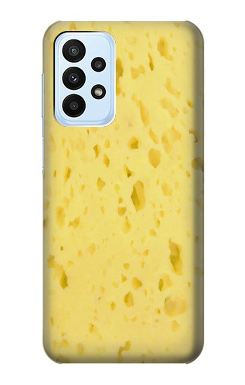 W2913 Cheese Texture Case Cover Custodia e Flip Case per Samsung Galaxy A23