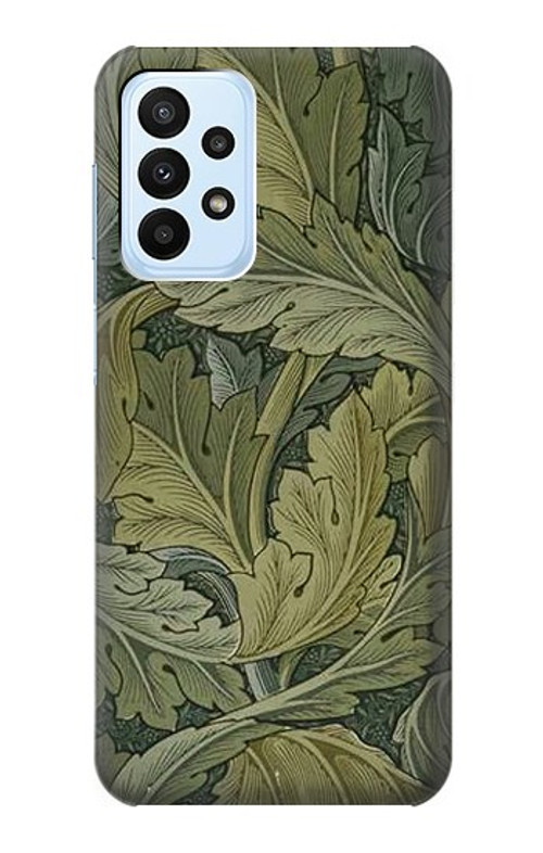 W3790 William Morris Acanthus Leaves Case Cover Custodia e Flip Case per Samsung Galaxy A23
