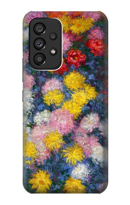 W3342 Claude Monet Chrysanthemums Case Cover Custodia e Flip Case per Samsung Galaxy A53 5G