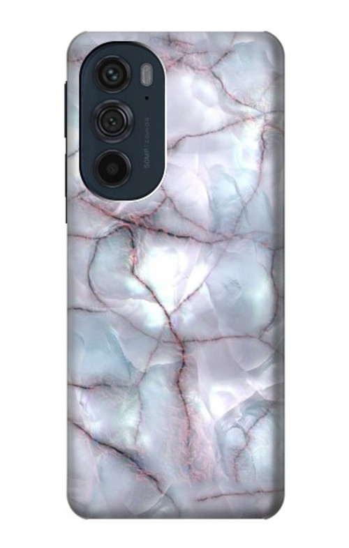W2316 Dark Blue Marble Texture Graphic Print Case Cover Custodia e Flip Case per Motorola Edge 30 Pro