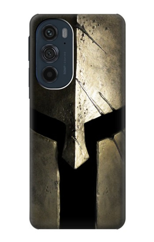 W2673 Spartan Warrior Helmet Case Cover Custodia e Flip Case per Motorola Edge 30 Pro