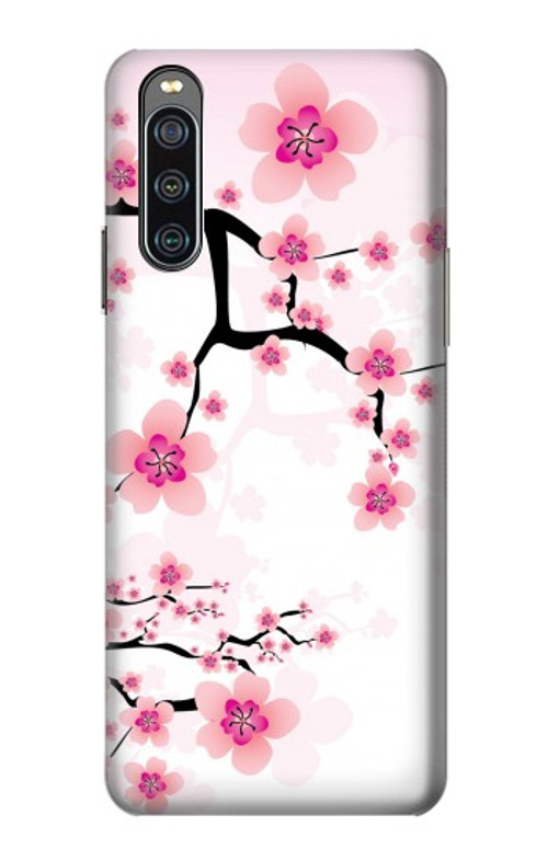 W2359 Plum Blossom Case Cover Custodia e Flip Case per Sony Xperia 10 IV