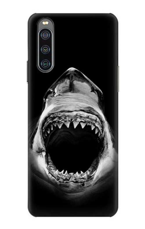 W3100 Great White Shark Case Cover Custodia e Flip Case per Sony Xperia 10 IV