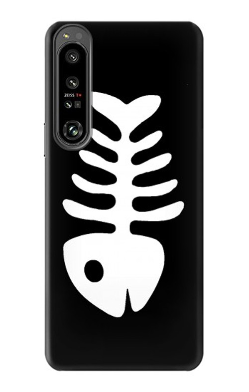 W2509 Fishbone Case Cover Custodia e Flip Case per Sony Xperia 1 IV