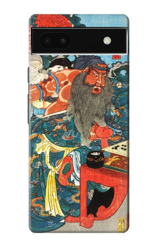 W1826 Utagawa Kuniyoshi Guan Yu Case Cover Custodia e Flip Case per Google Pixel 6a