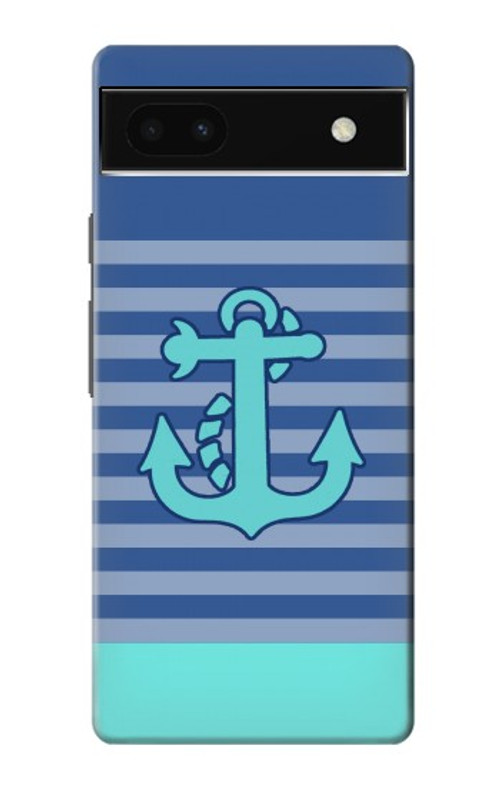 W2081 Nautical Anchor Case Cover Custodia e Flip Case per Google Pixel 6a
