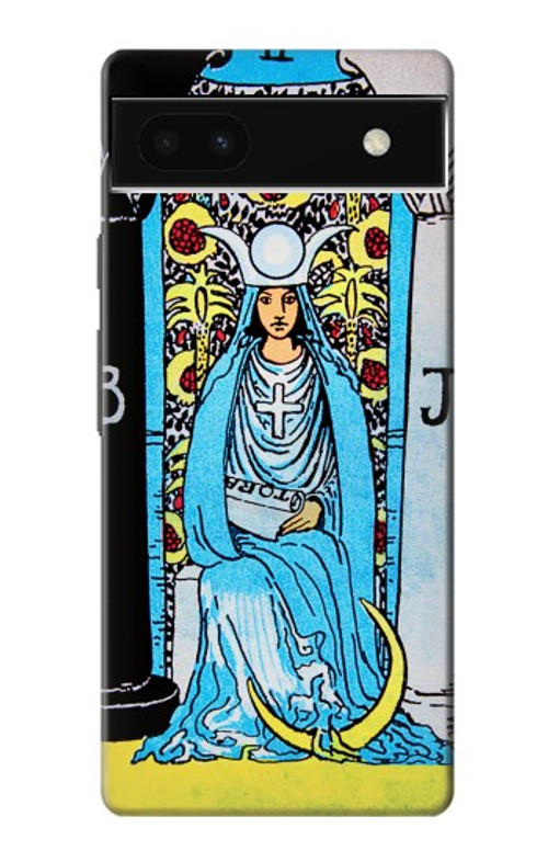 W2837 The High Priestess Vintage Tarot Card Case Cover Custodia e Flip Case per Google Pixel 6a W2837 The High Priestess Vintage Tarot Card Case Cover Custodia e Flip Case per Google Pixel 6a