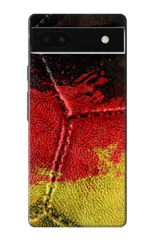 W3303 Germany Flag Vintage Football Graphic Case Cover Custodia e Flip Case per Google Pixel 6a